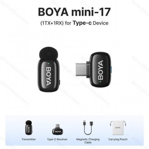 Boya Mini 無線夾領式手機直播降噪超迷你收音咪