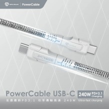 SAVEWO PowerCable USB-C 240W PD3.1 超高速充電線 (1米)